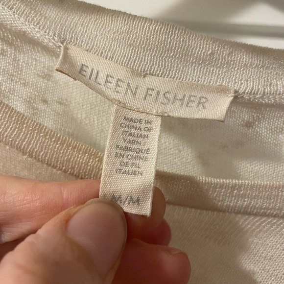Eileen Fisher linen sweater - Picture 3 of 7